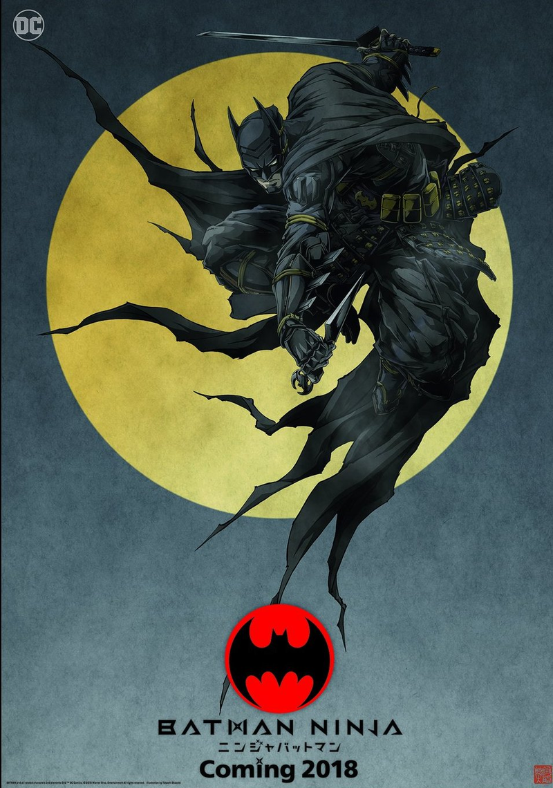 Illustration for article titled The Batman Ninja Anime Shows a Dark Knight We've Never Seen Before